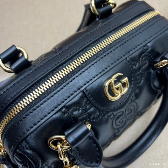 Firstbag ru bag GG matelassé handle leather top GUCCI 0823